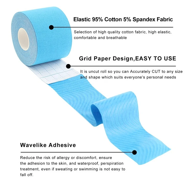 custom printed kinesiology tape details